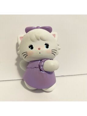 Miniso Sanrio Genuine Mikko Flower Series Figure Purple White Cat Anime 4/$20 🛑